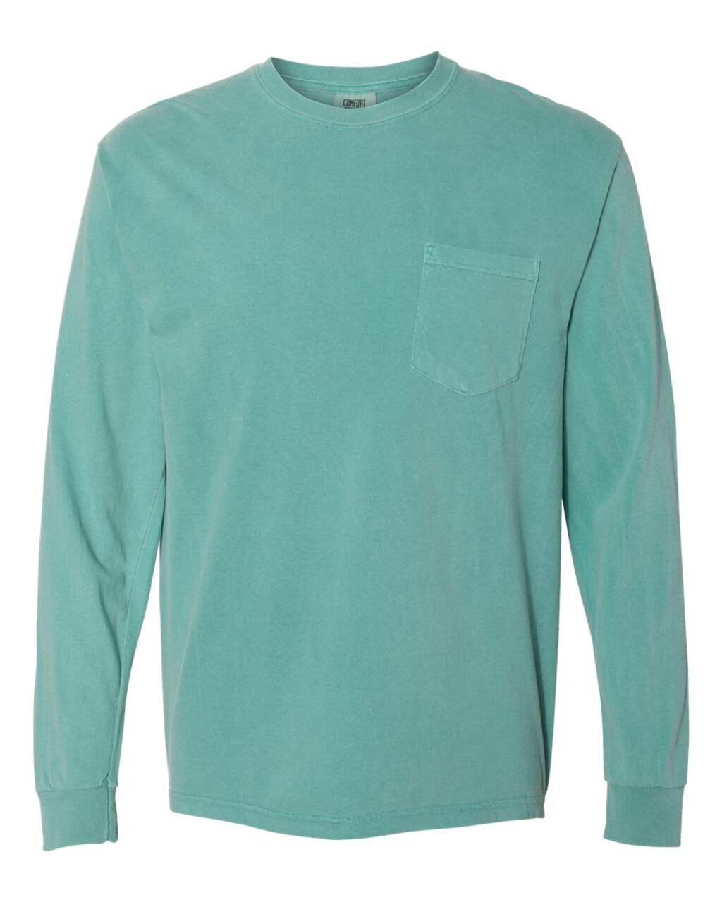 Comfort Colors® Garment-Dyed Heavyweight Long Sleeve Pocket T-Shirt